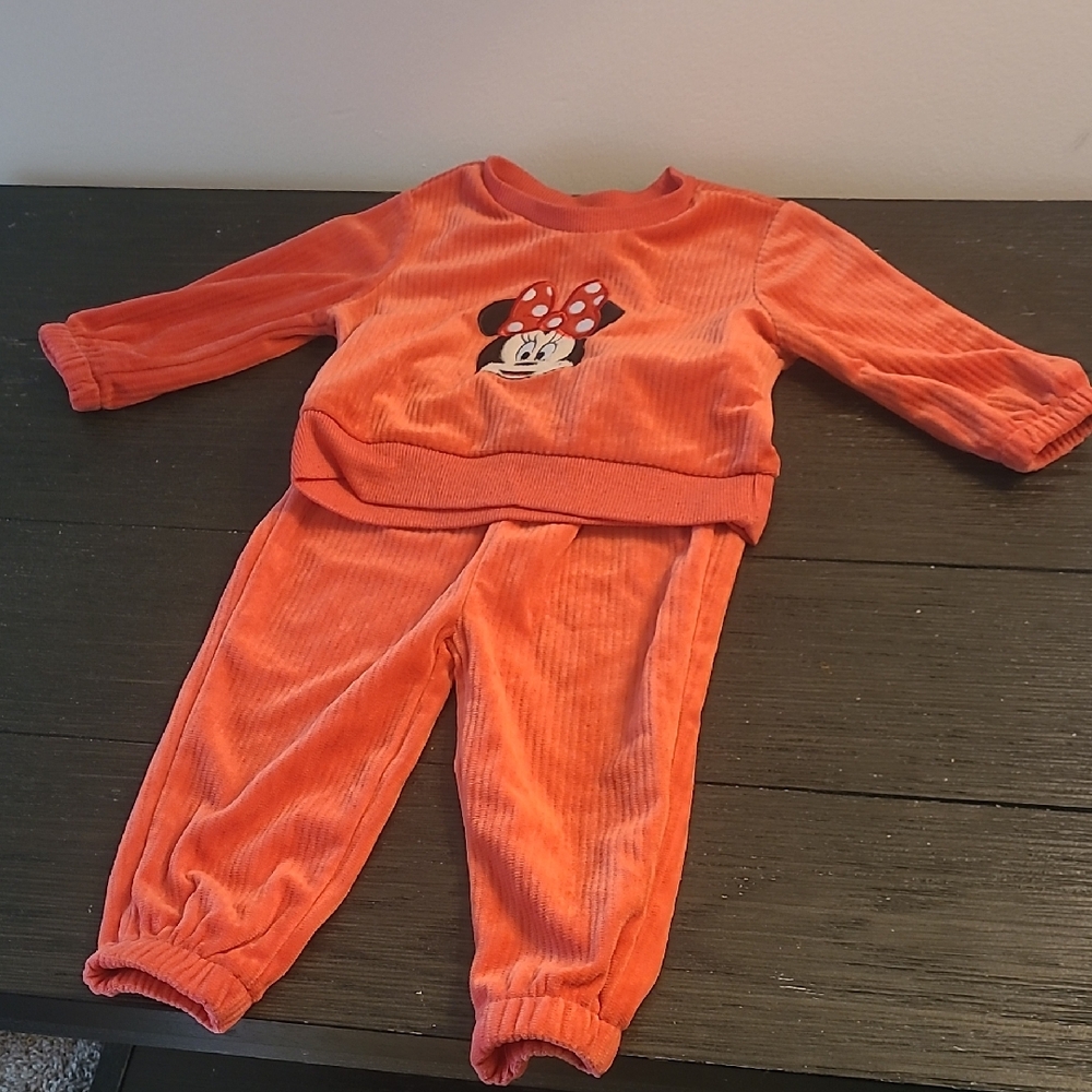 Red Minnie Mouse Toddler Outfit